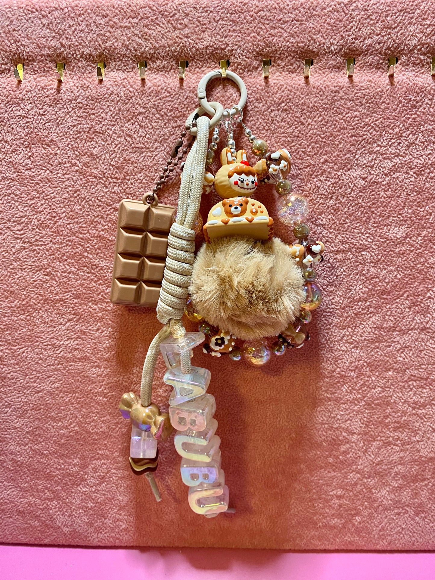 Brown Monster Keychain