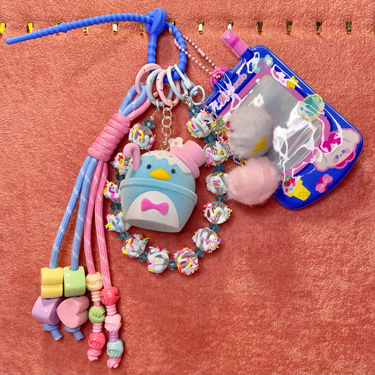 Ice Cream Penguin Bag Chain
