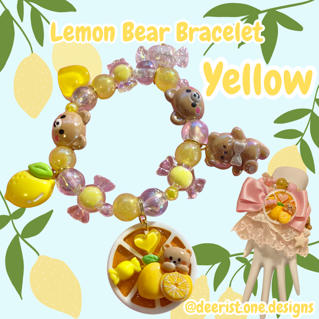 Lemon Bear Bracelet