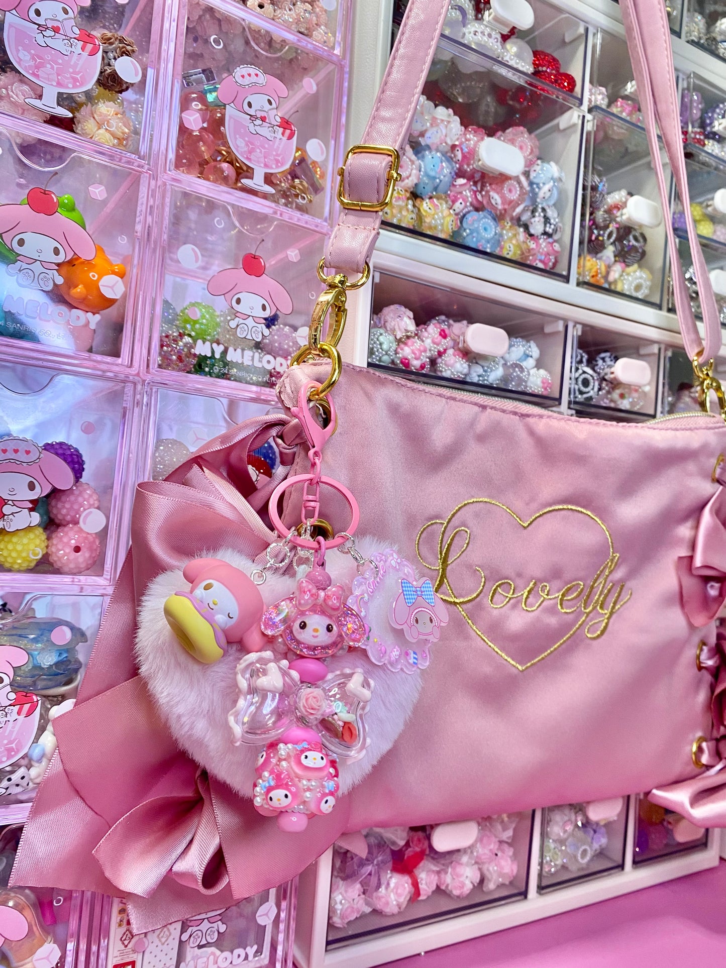 Doughnut Bunny Keychain
