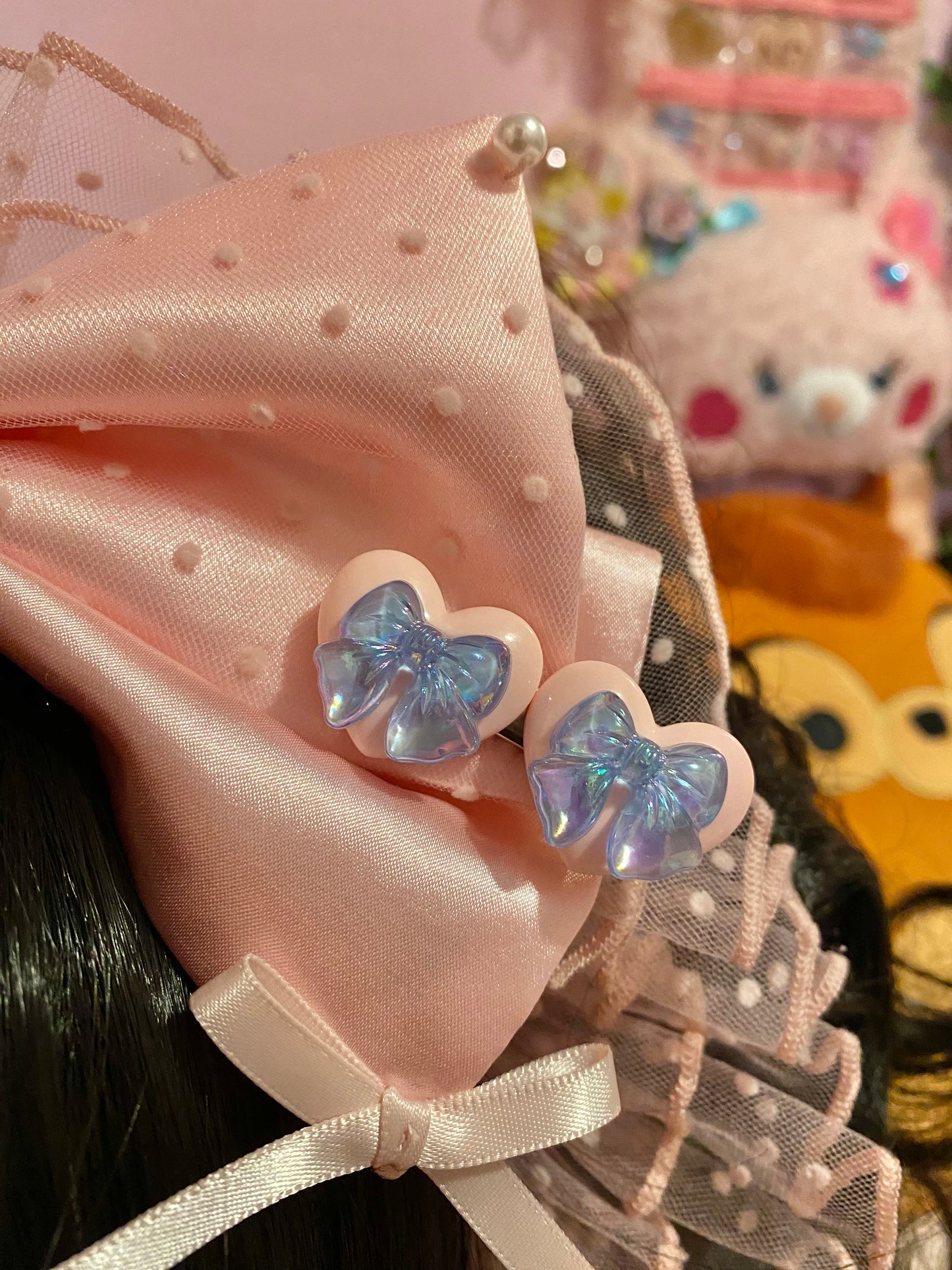 Heart Bow Clip I