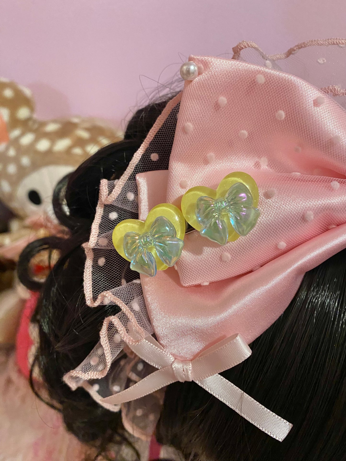 Heart Bow Clip I