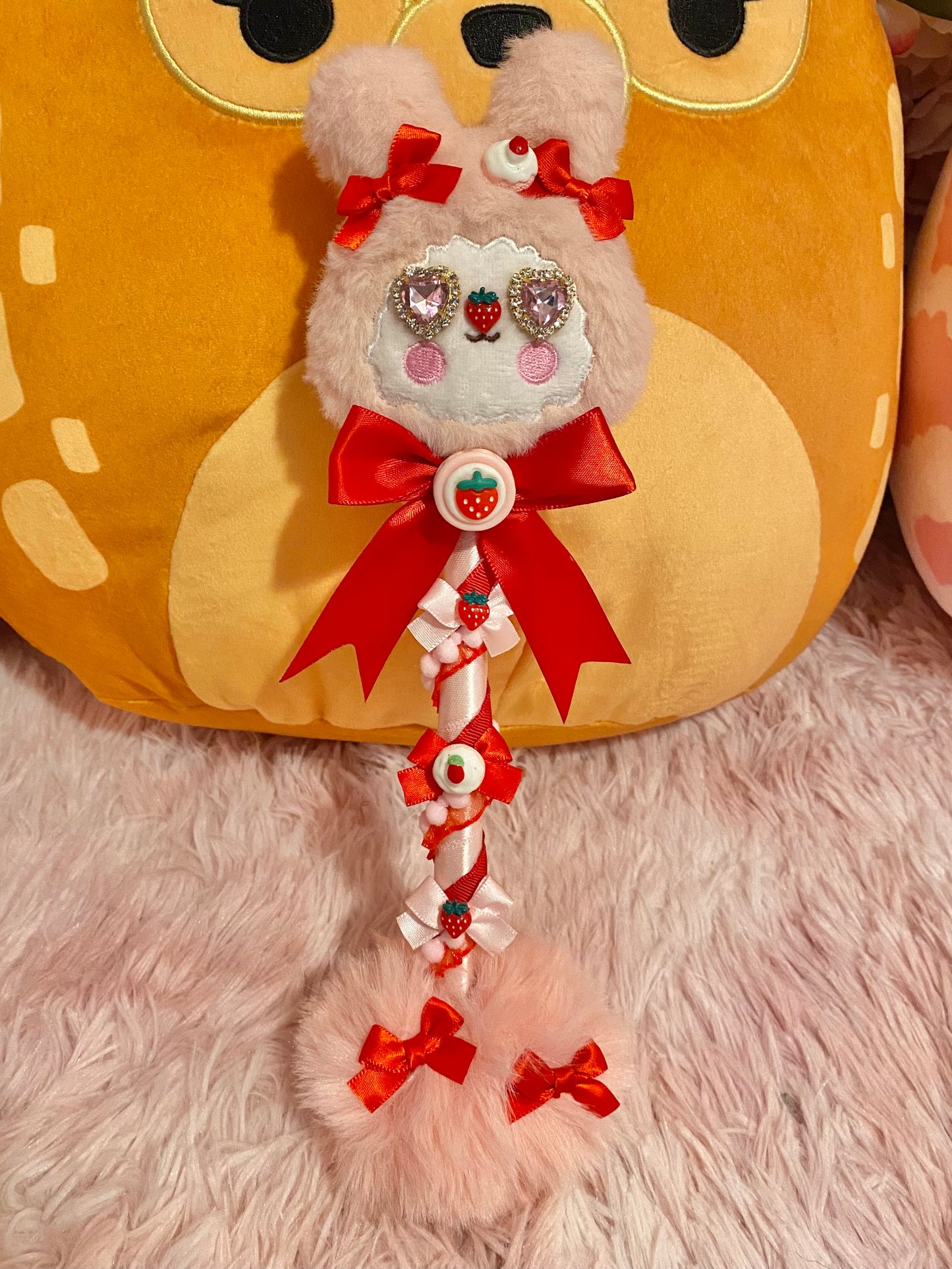 Strawberry Bunny Wand