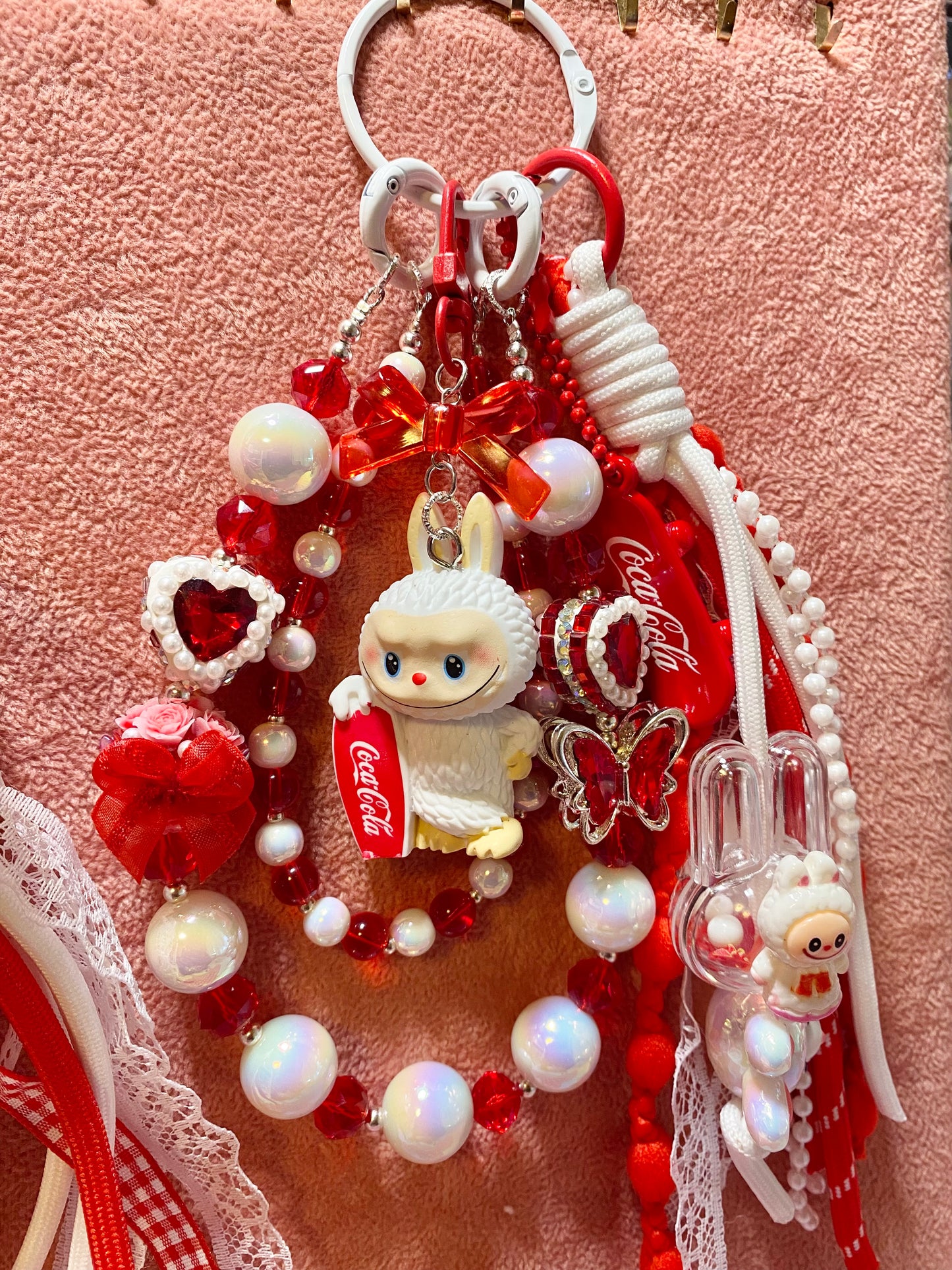 Cola Double Strap Keychain