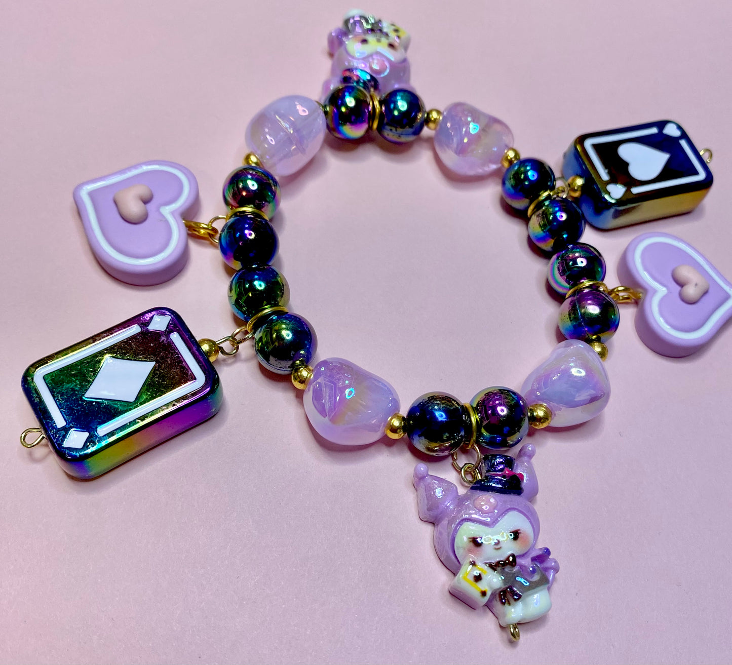 Playing Cards Bunny Bracelet