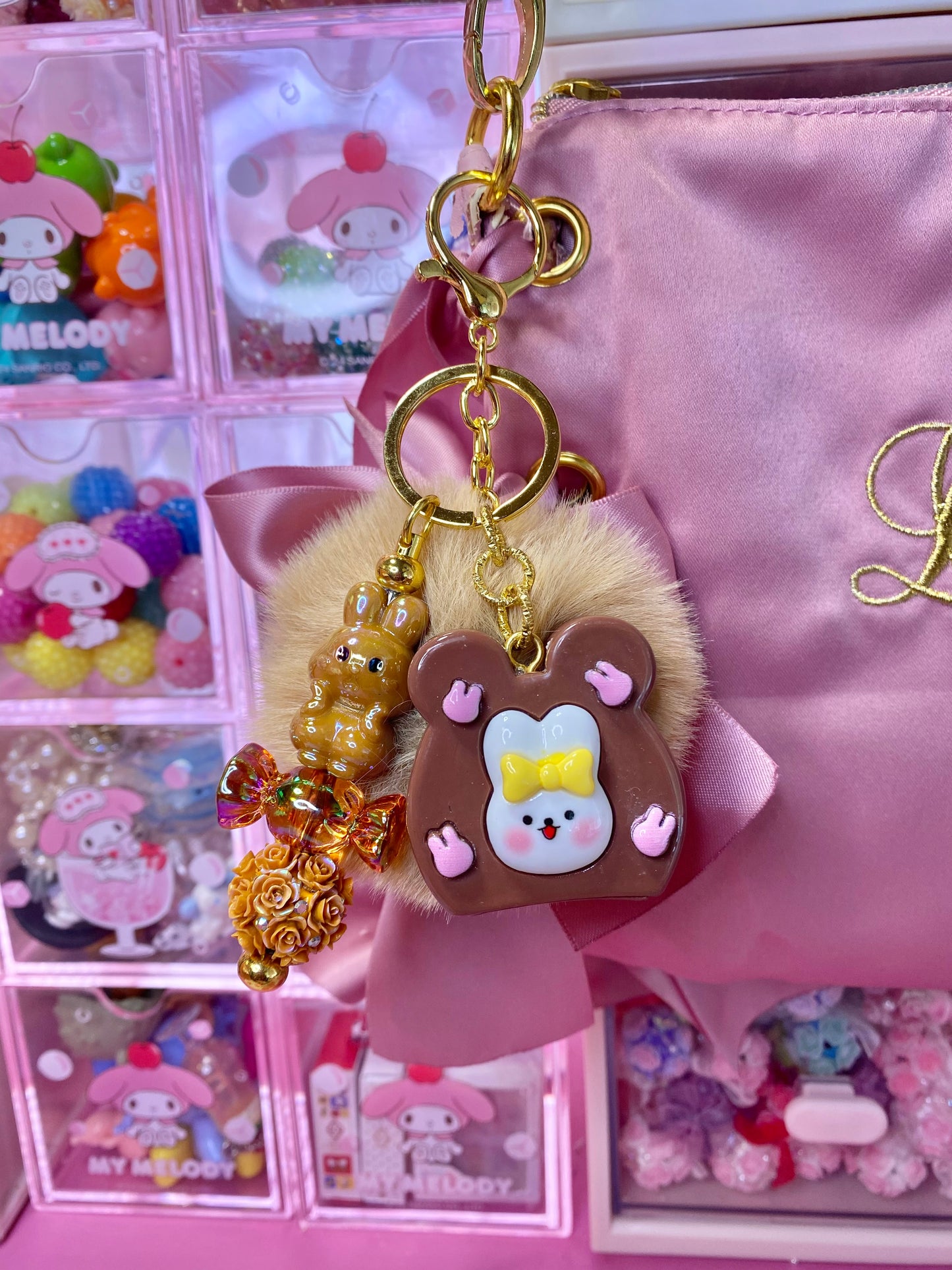 Bunny Cookie Keychain