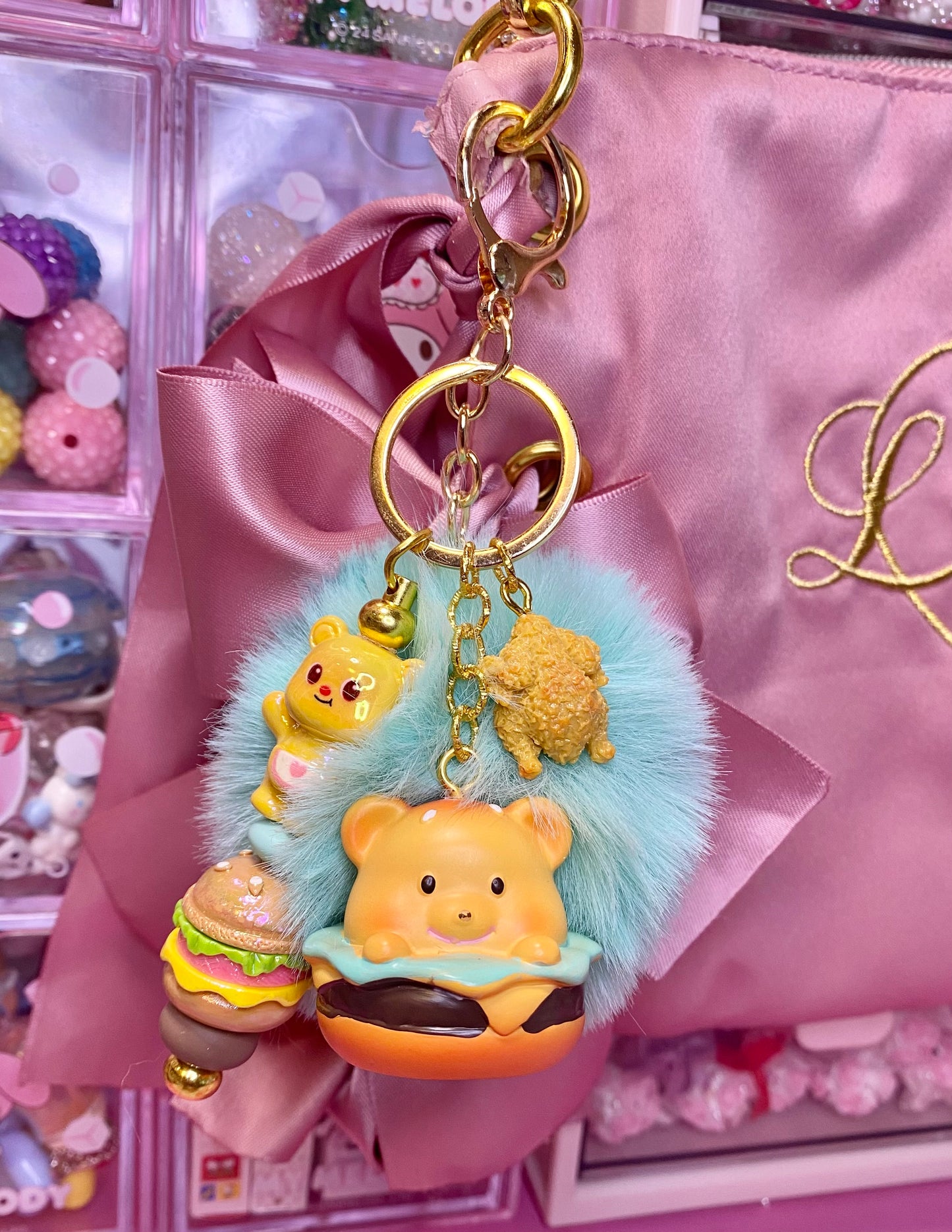 Food Bear Keychain