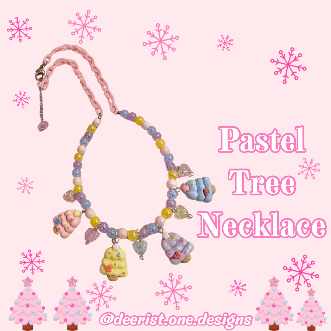 Pastel Tree Necklace