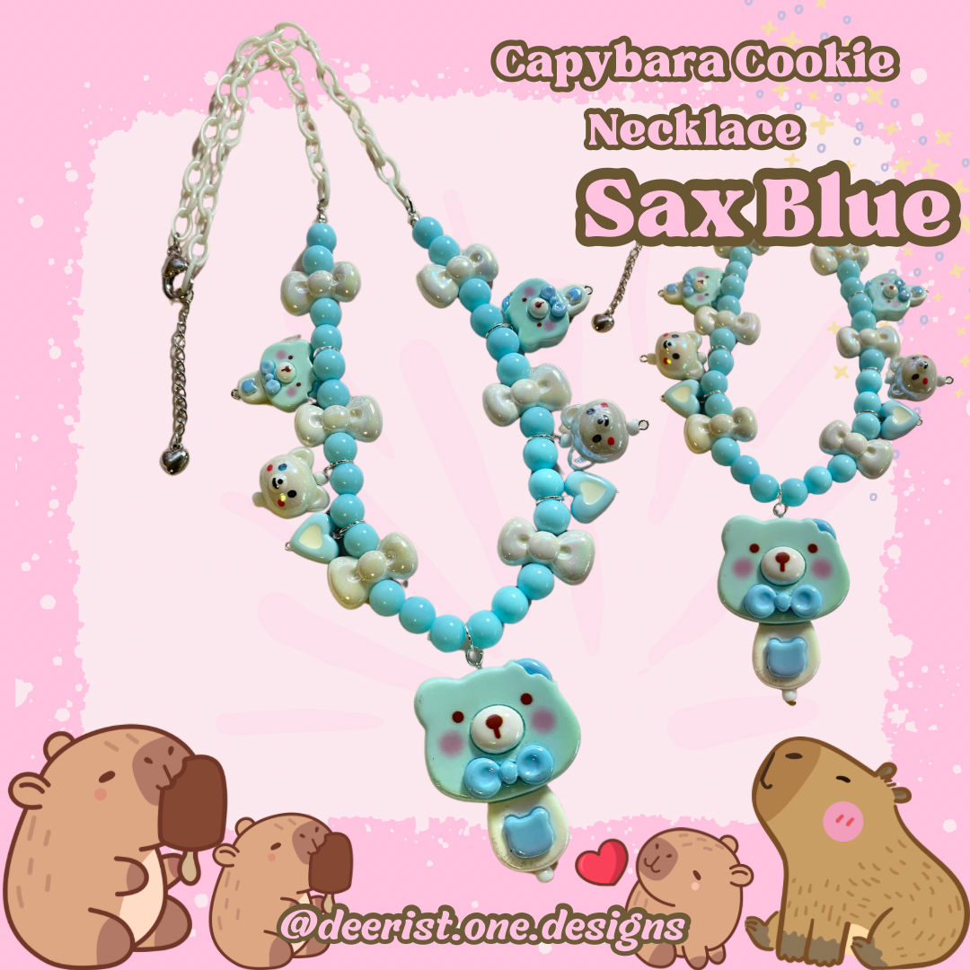 Capybara Cookie Necklace