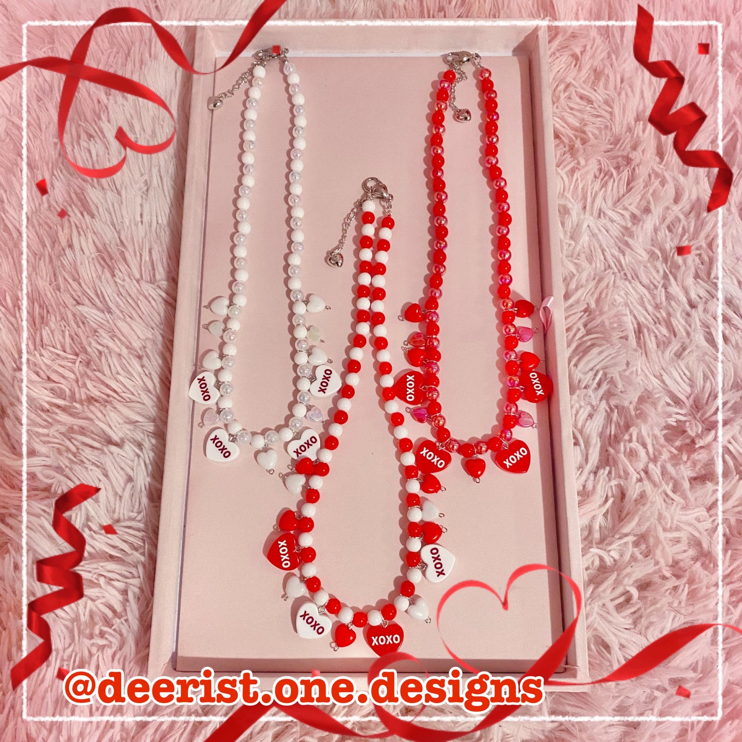 Conversation Hearts Necklace