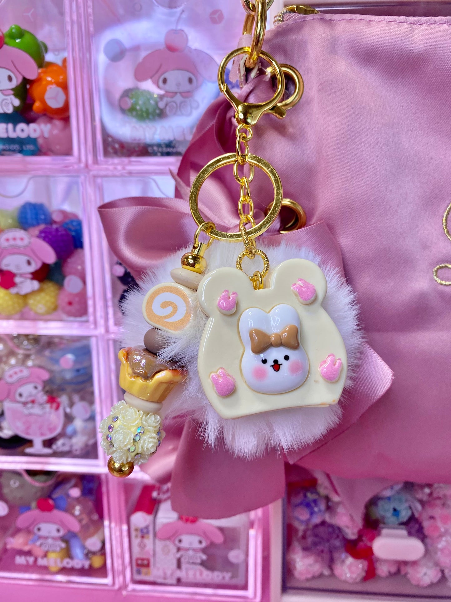 Bunny Cookie Keychain