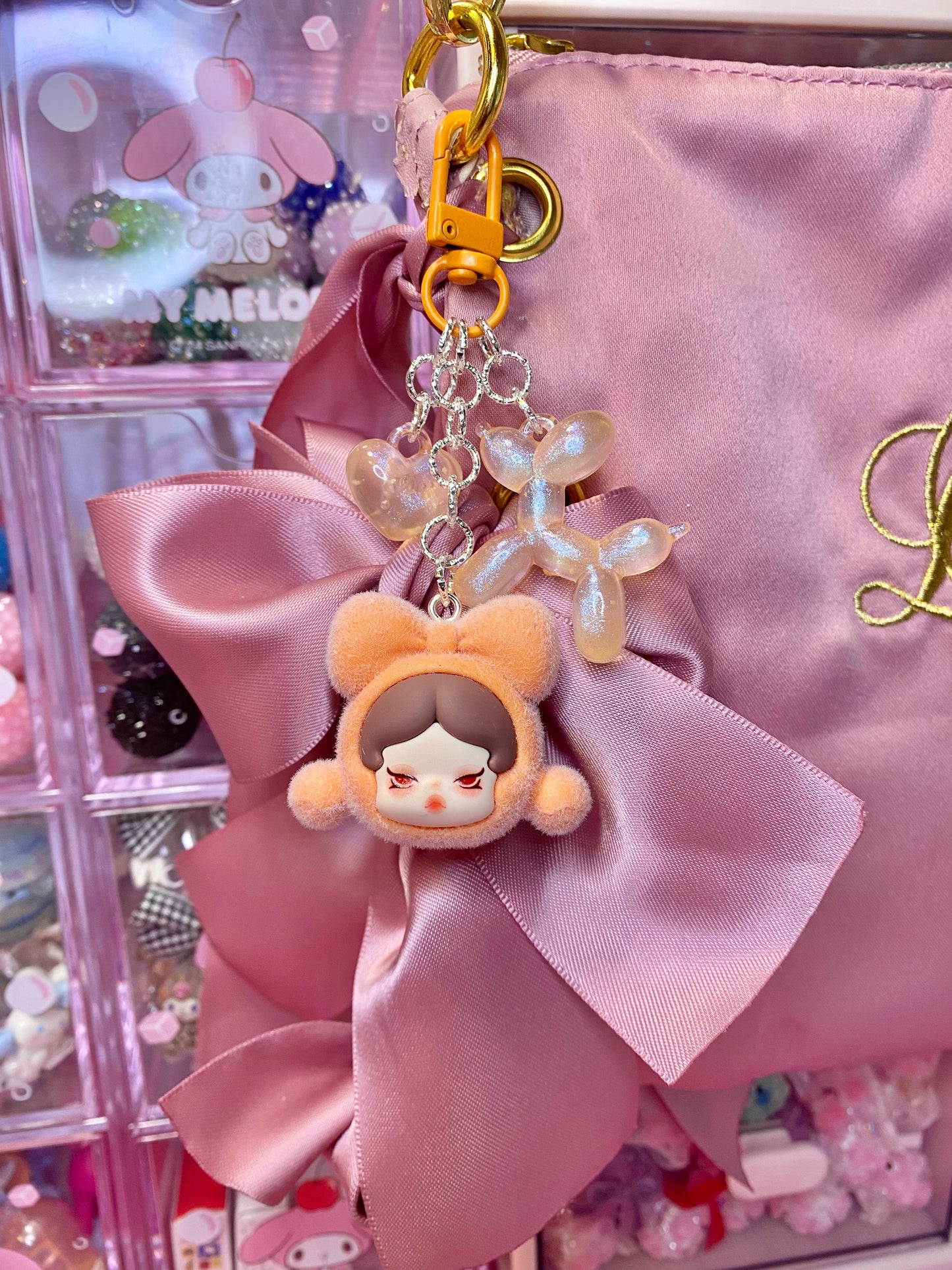 Bow Girl Keychain