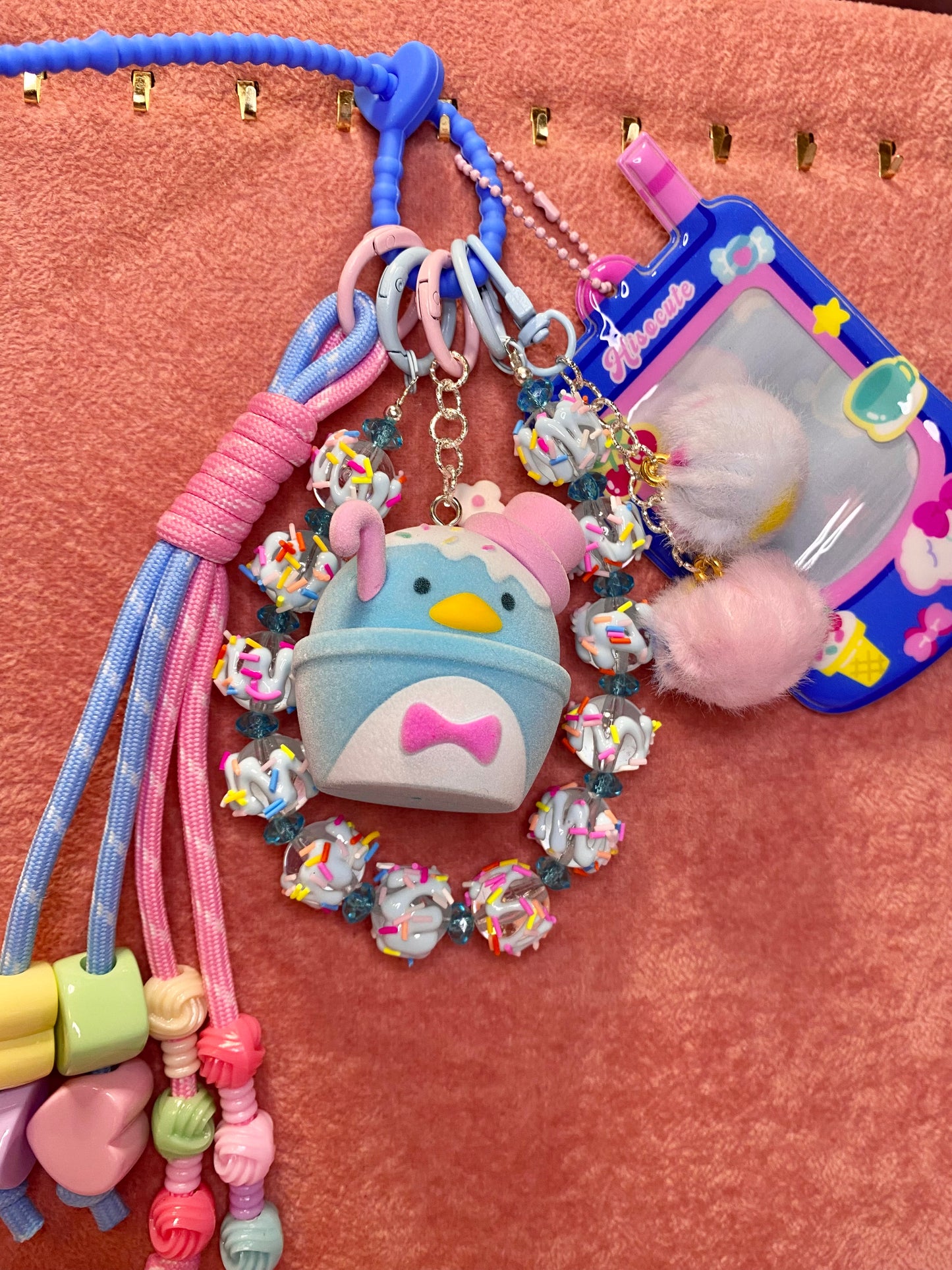 Ice Cream Penguin Bag Chain