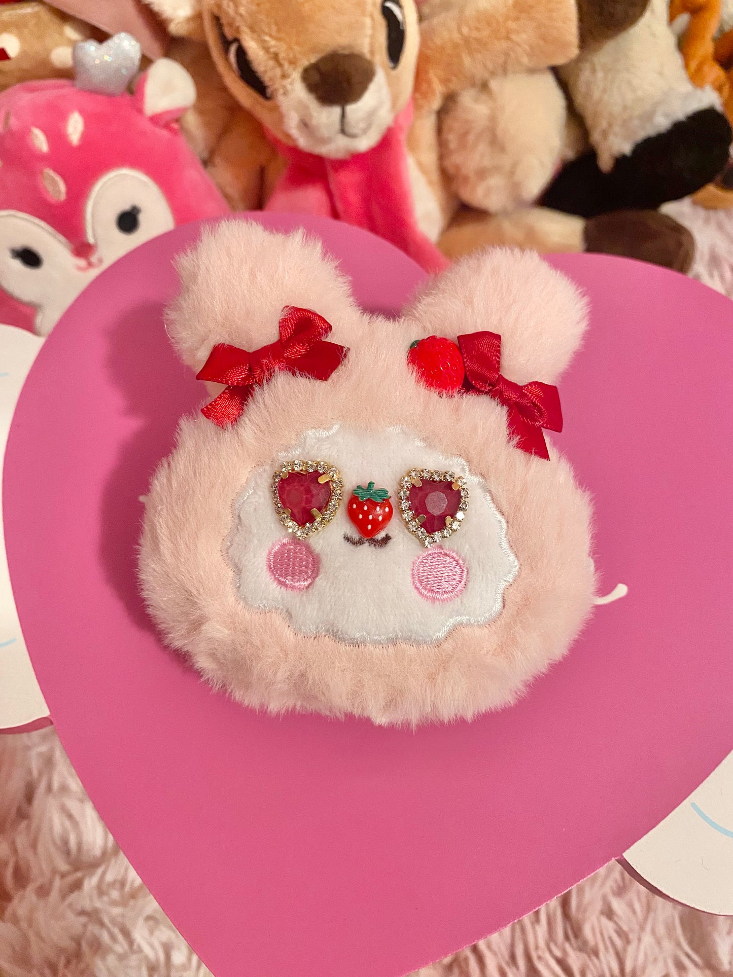 Strawberry Bunny 2-way Clip