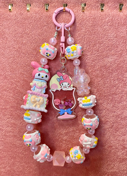 Bunny Cake Keychain