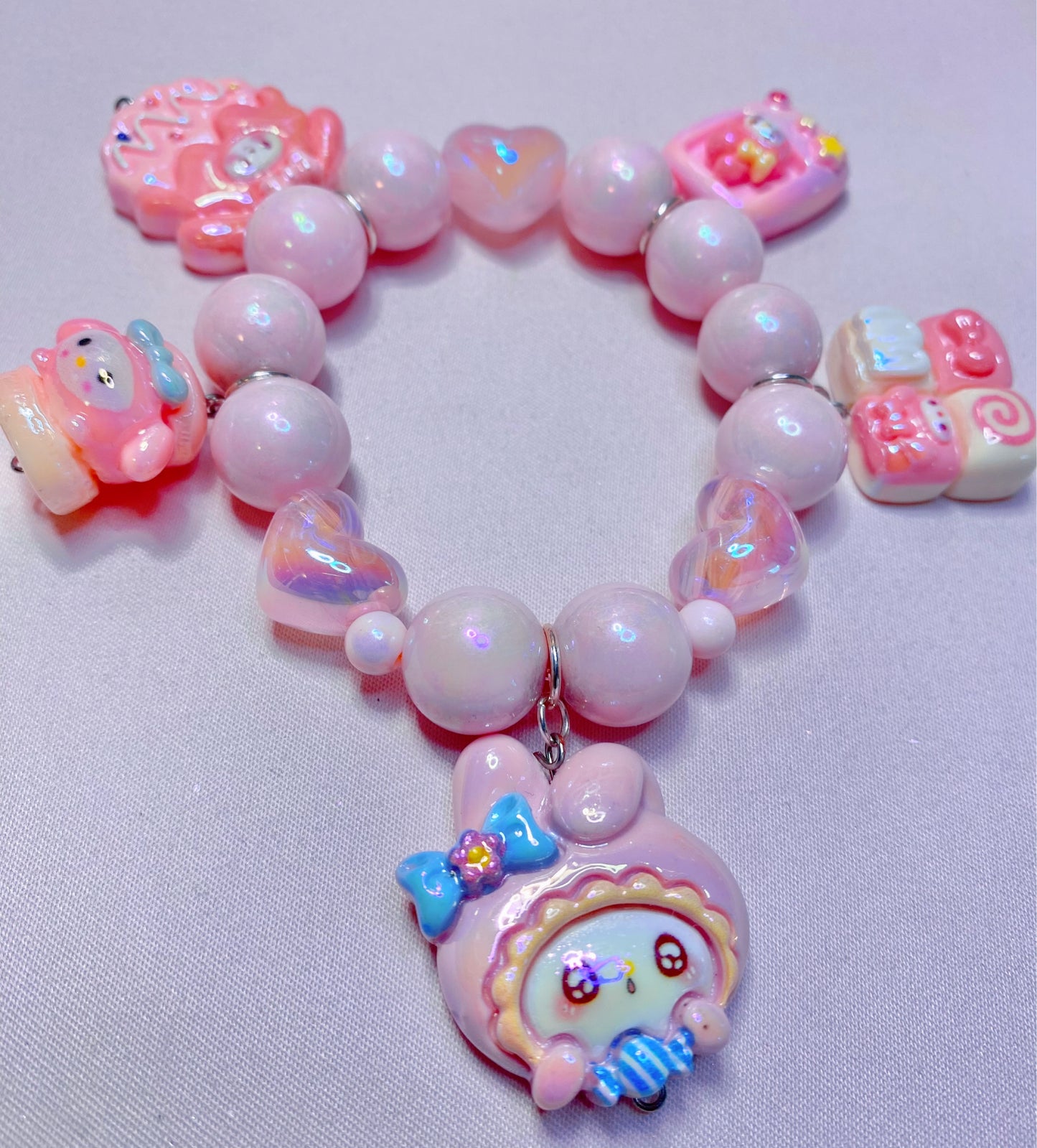Pink Bunny Bracelet