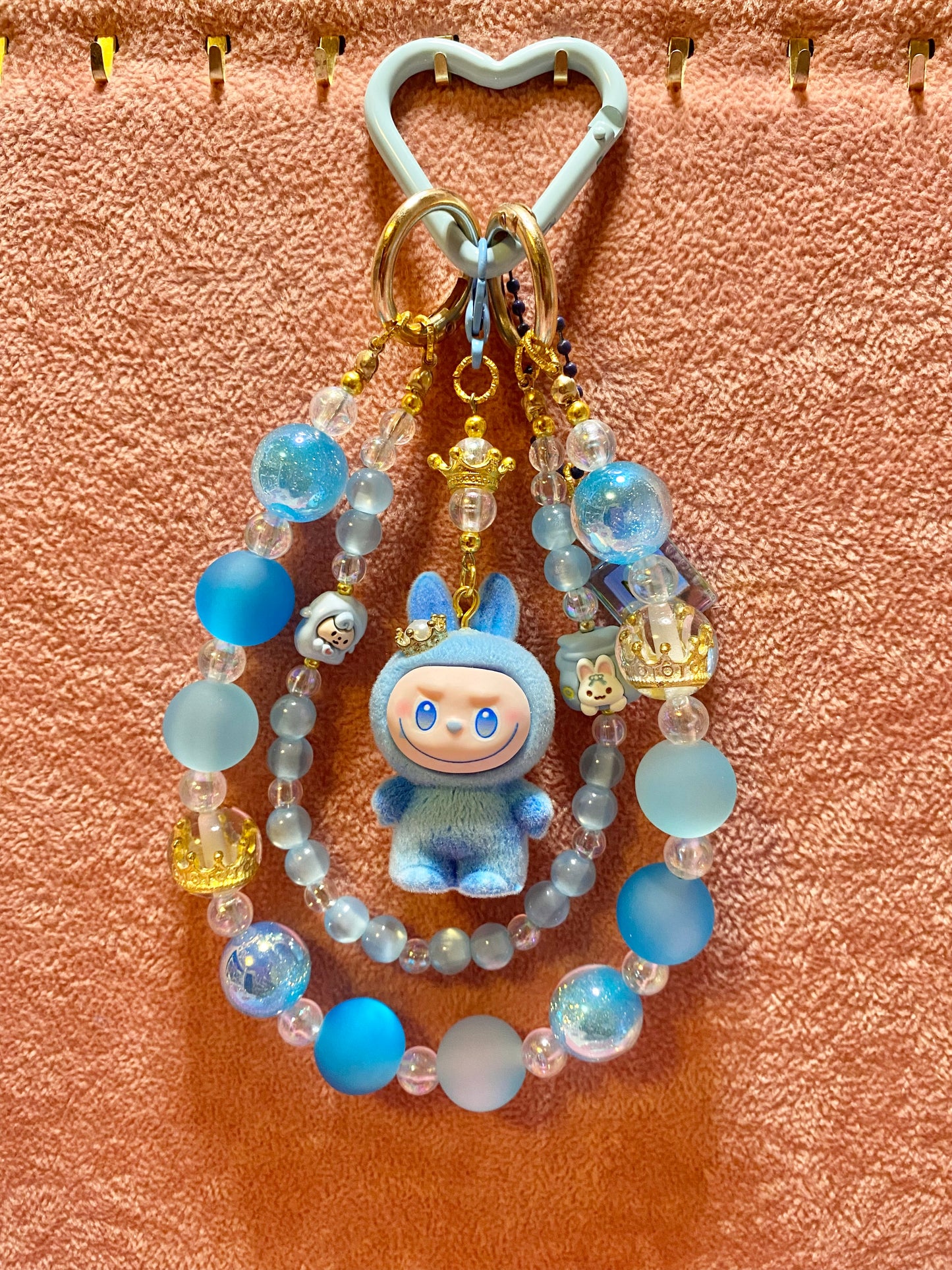 Crown Double Loop Keychain