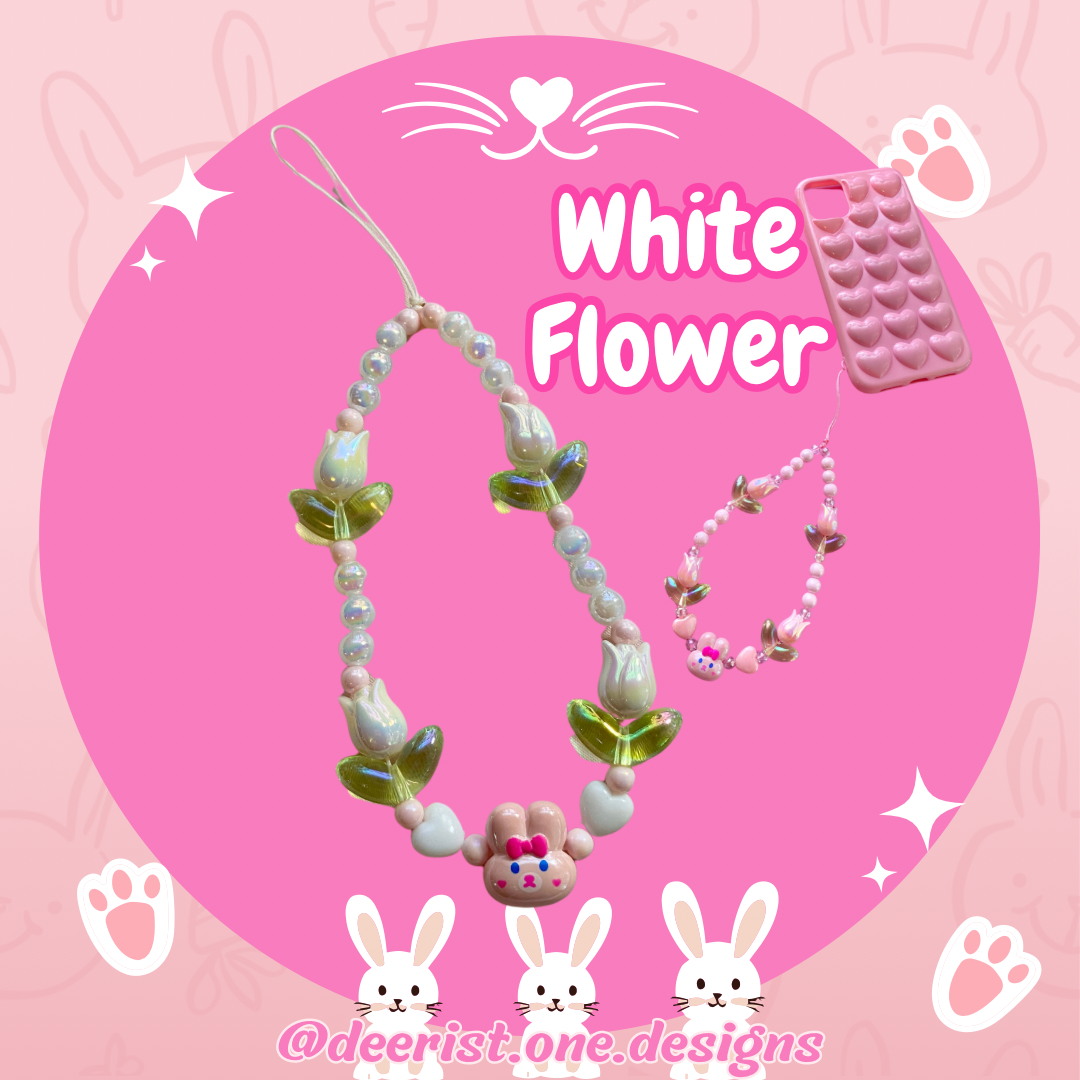Flower Bunny Device Strap