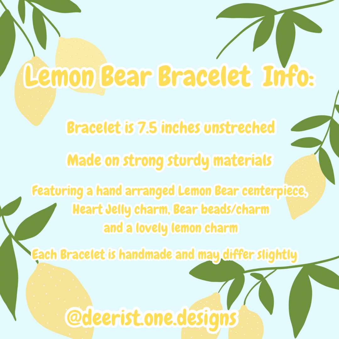 Lemon Bear Bracelet