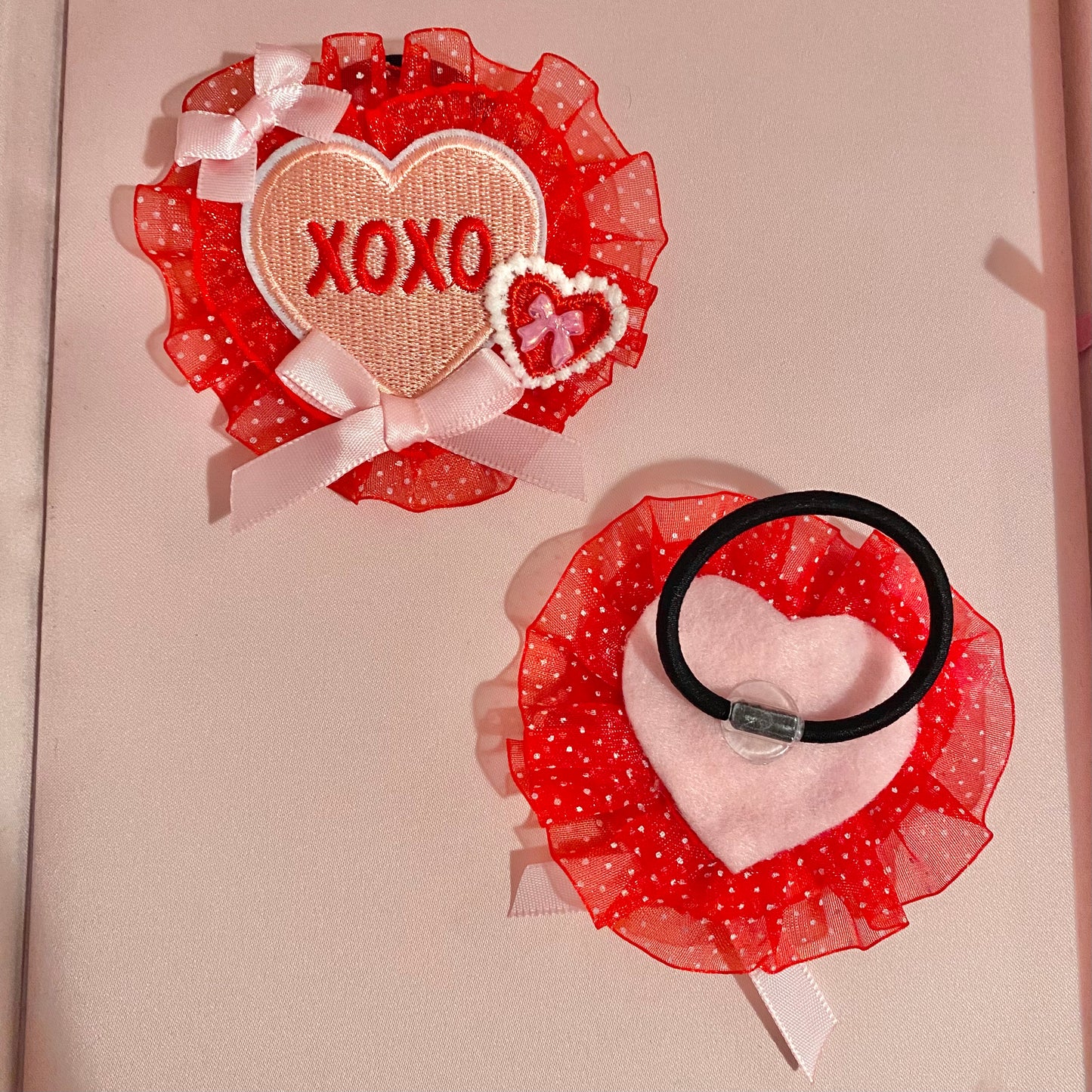 Conversation Hearts Hair Ties