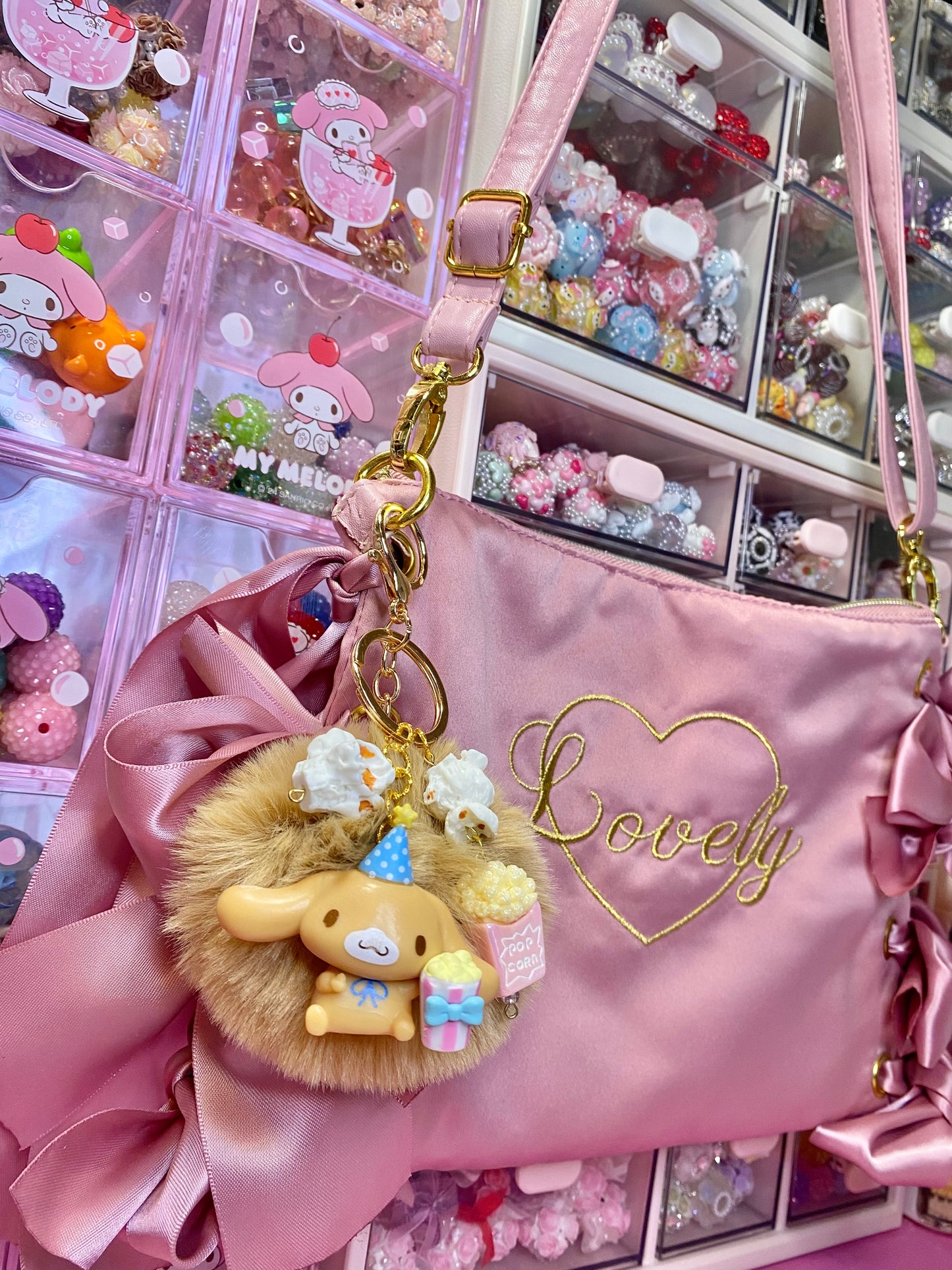 Puppy Party Keychain