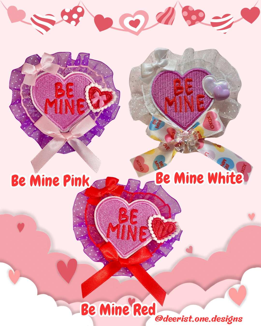Conversation Hearts 2-way Clip