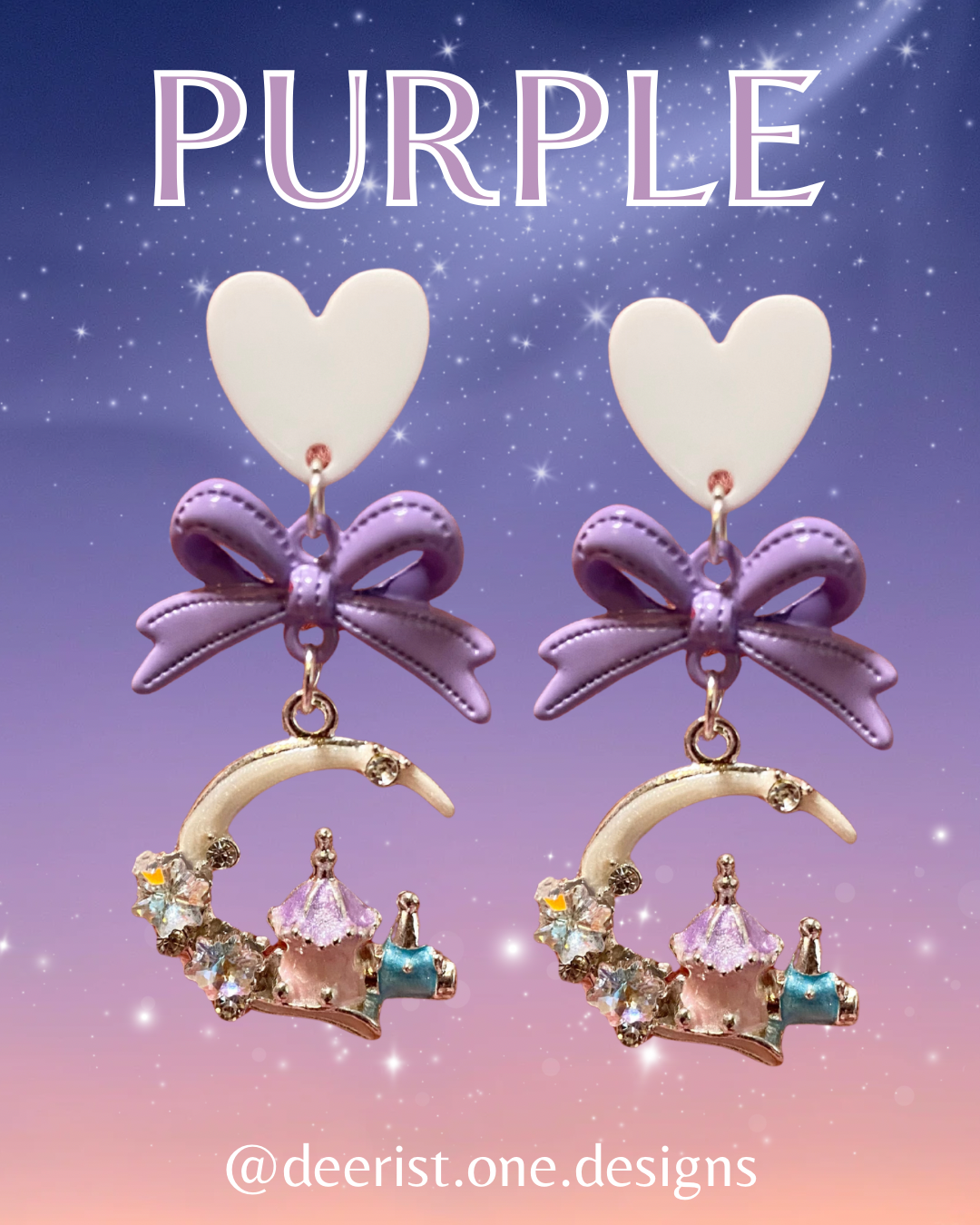 Moon Castle Earrings