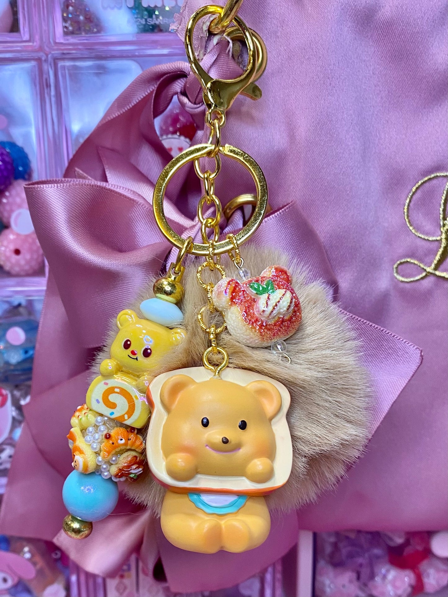 Food Bear Keychain