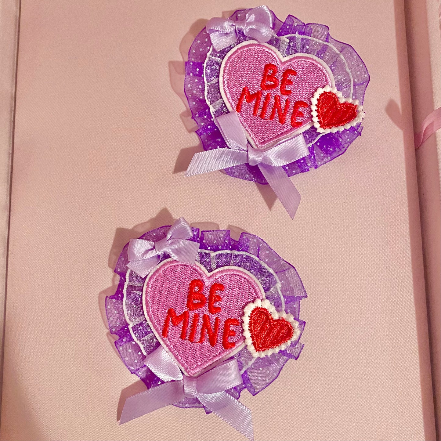 Conversation Hearts Hair Ties