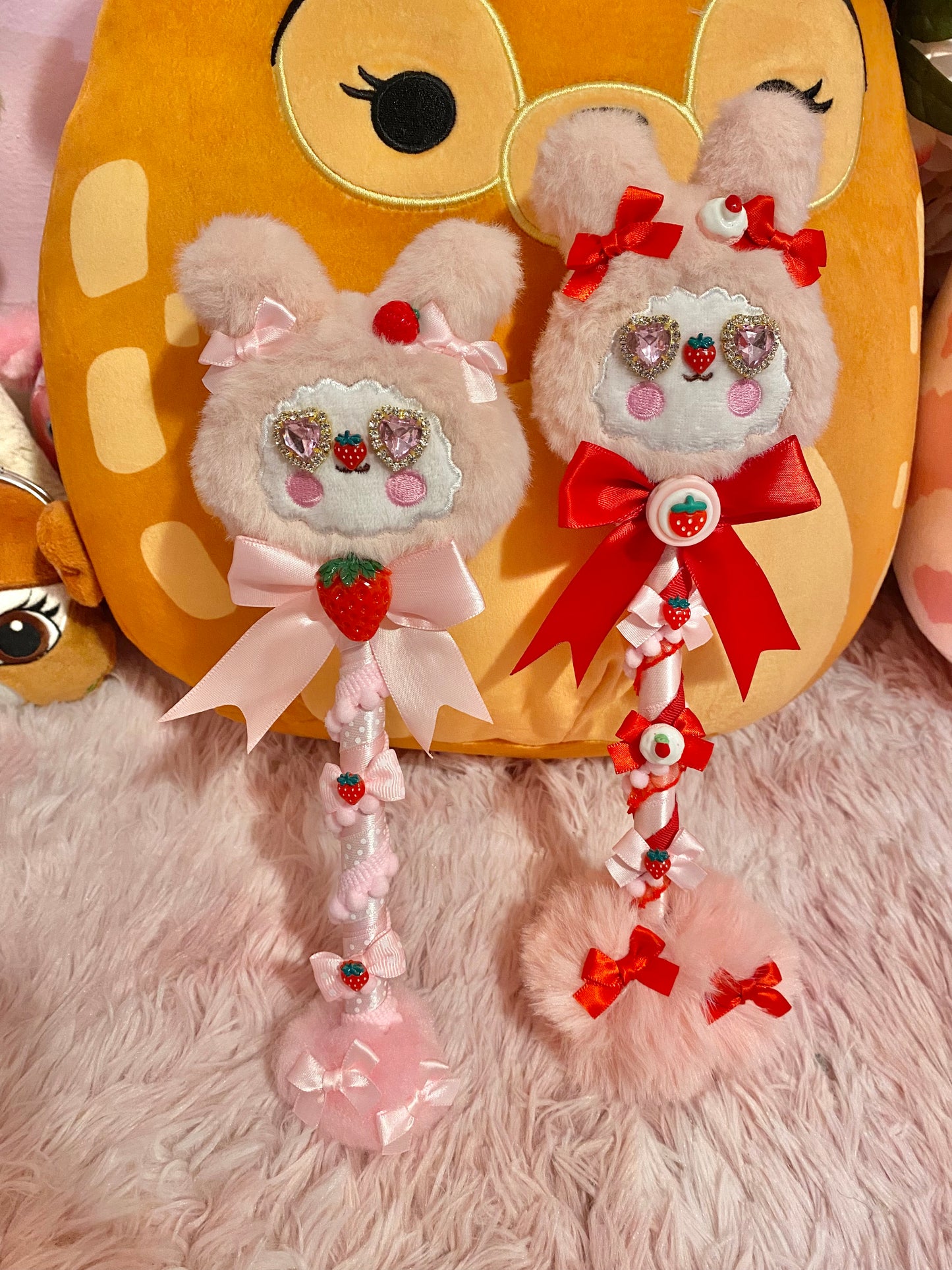 Strawberry Bunny Wand