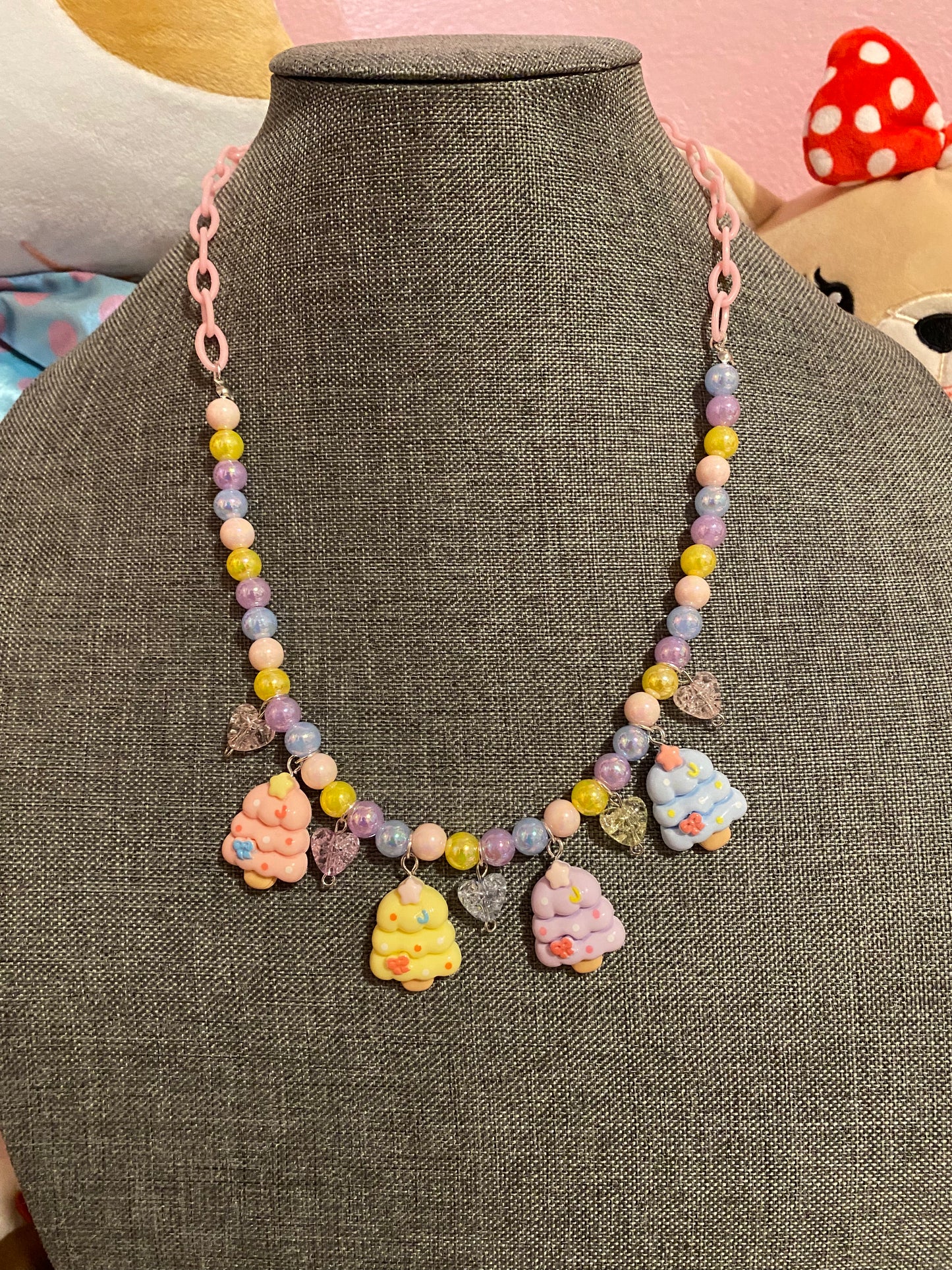 Pastel Tree Necklace