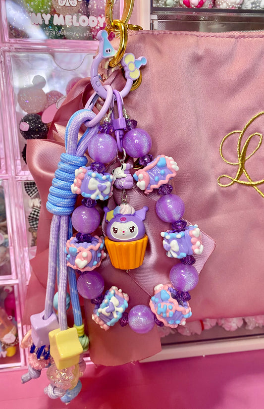 Devil Cupcake Keychain