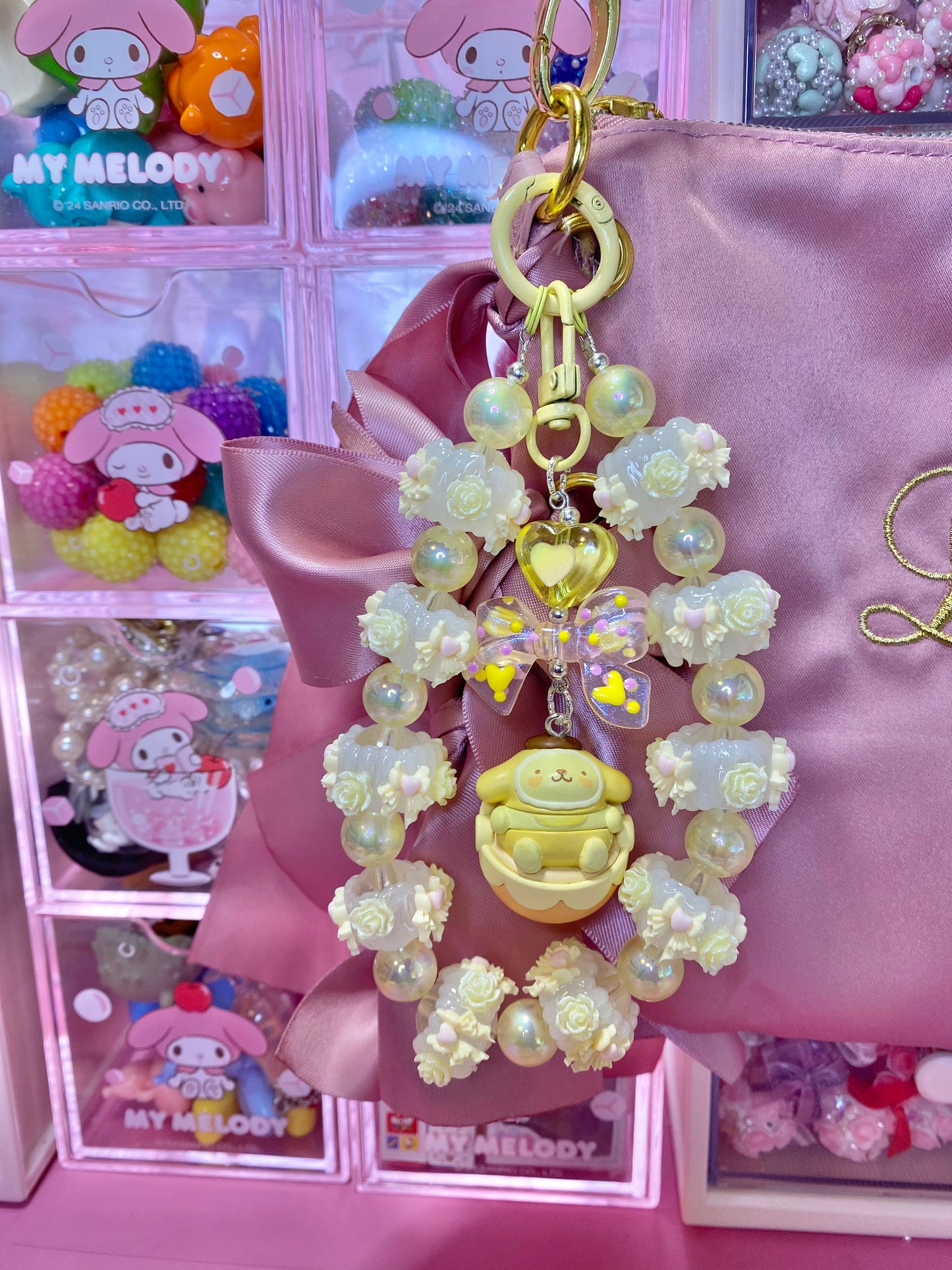Yellow Puppy Keychain