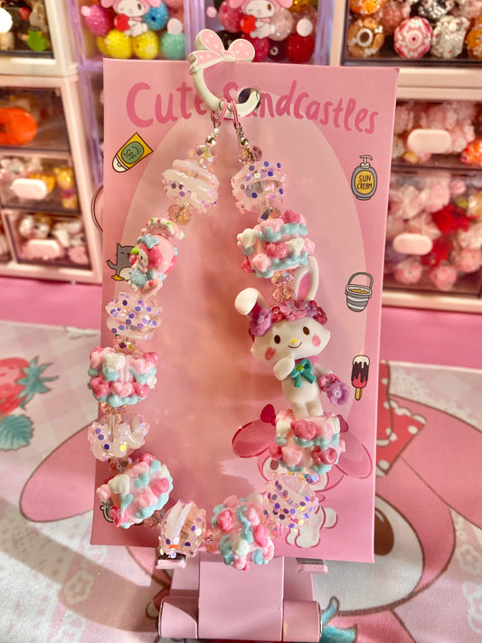 Flower Bunny Device Strap