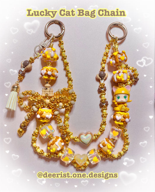 Lucky Cat Bag Chain