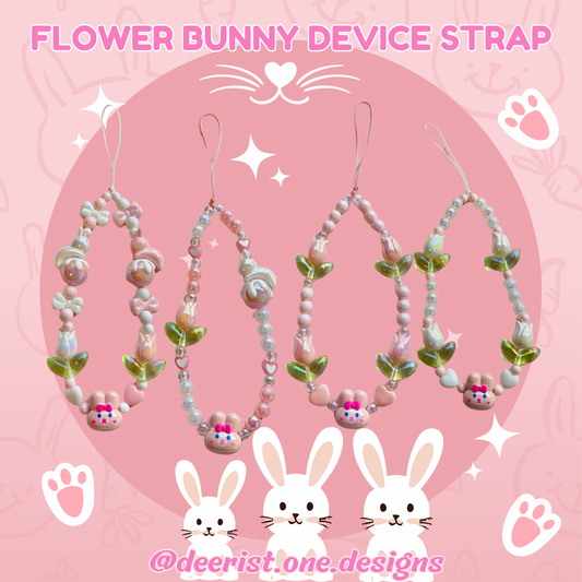 Flower Bunny Device Strap