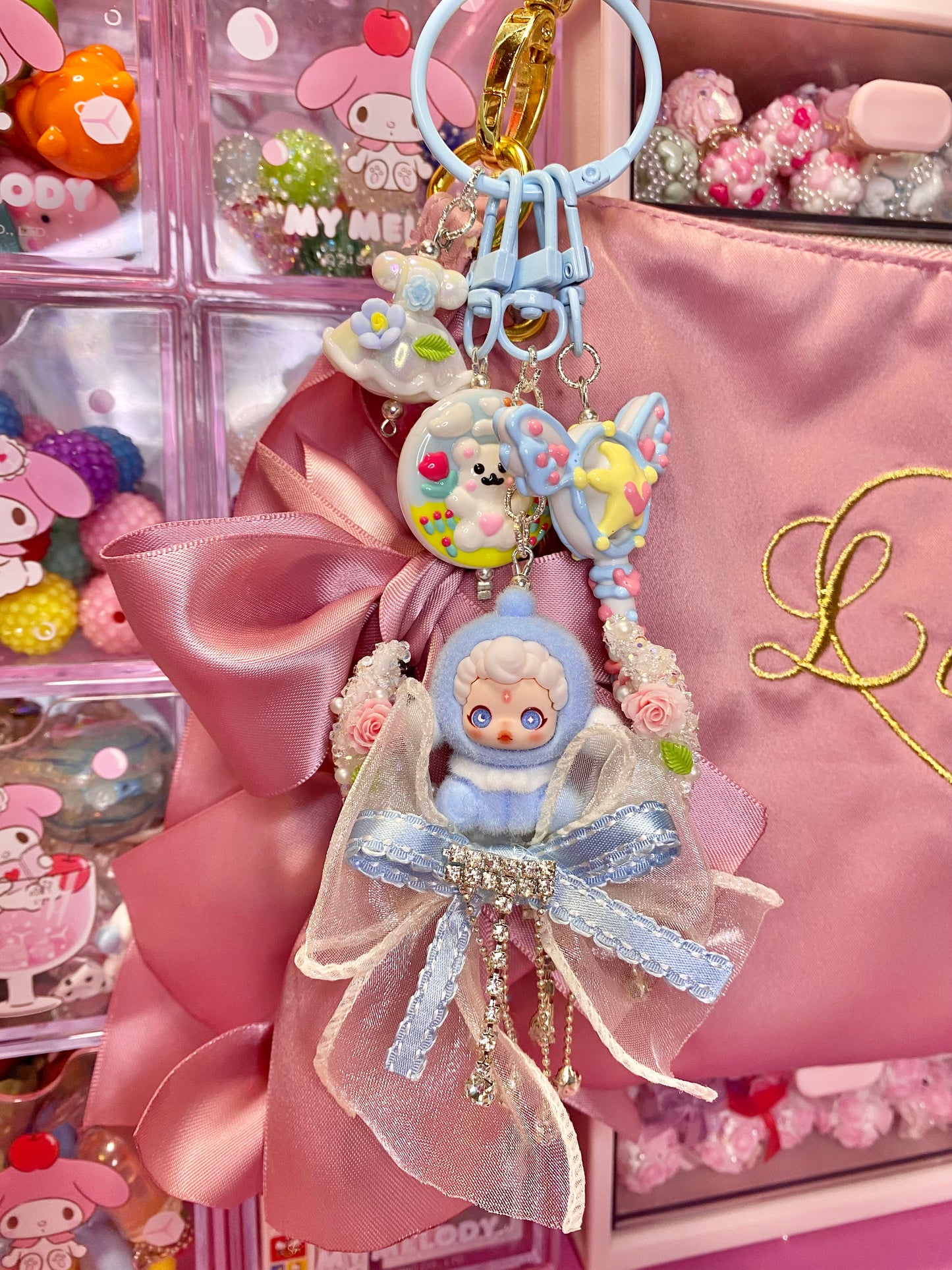 Blue Moon Keychain