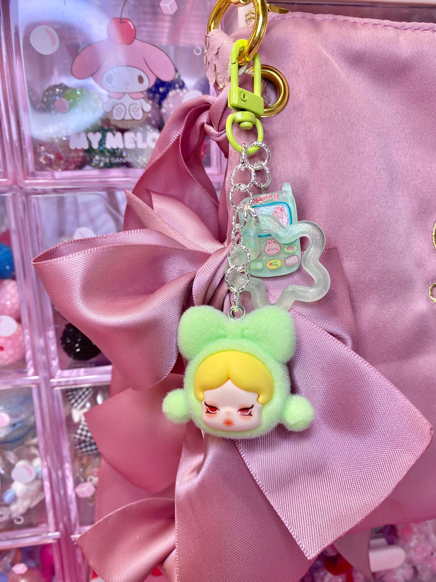 Bow Girl Keychain