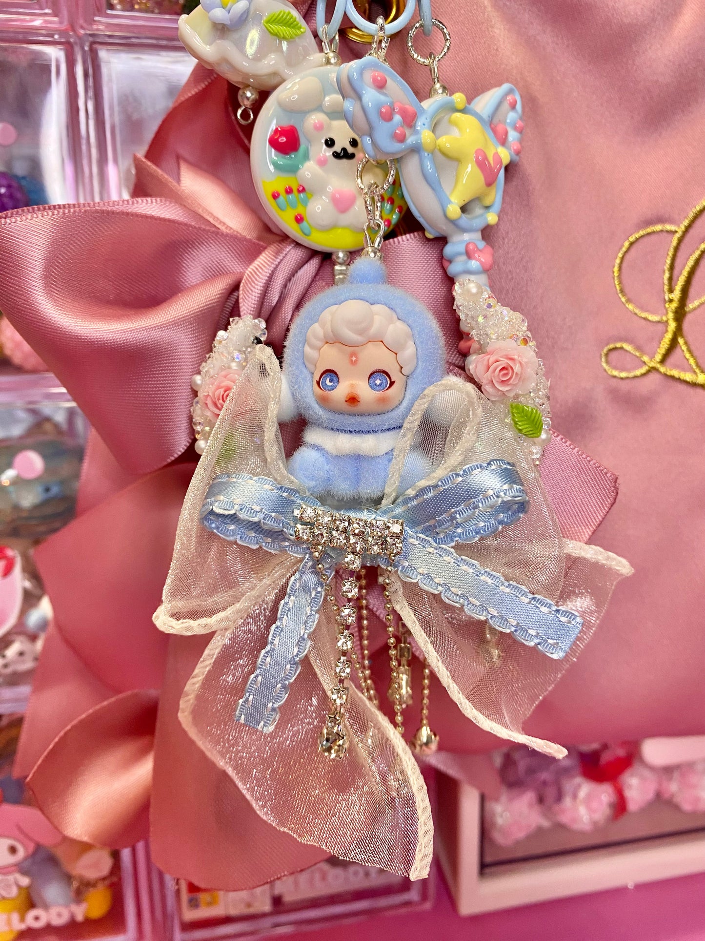 Blue Moon Keychain