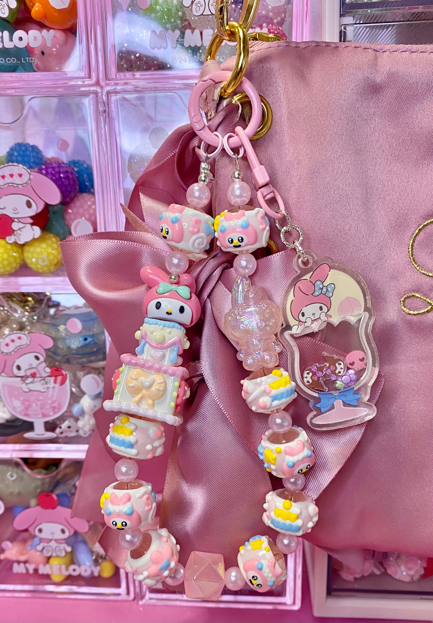 Bunny Cake Keychain