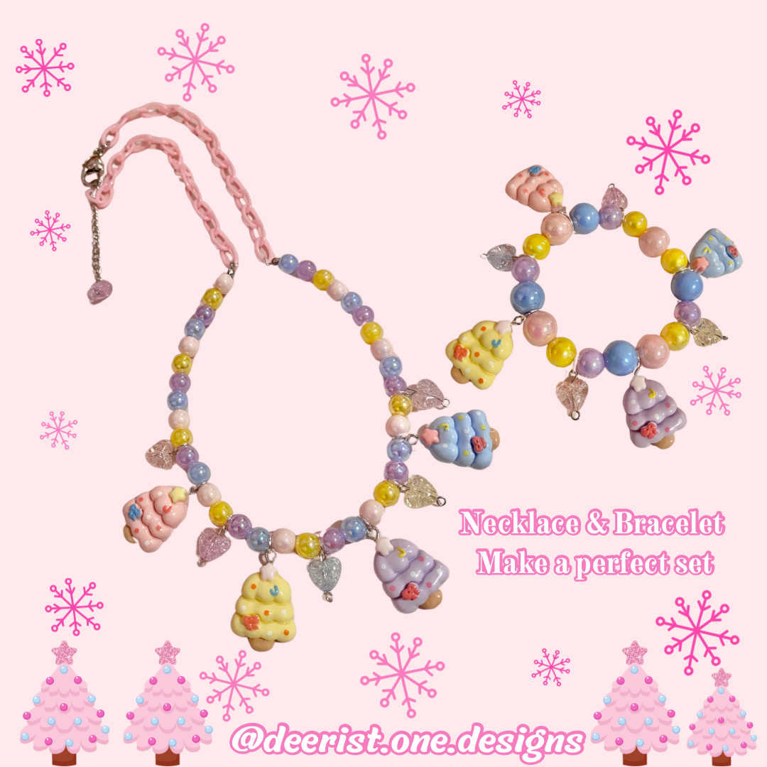 Pastel Tree Necklace