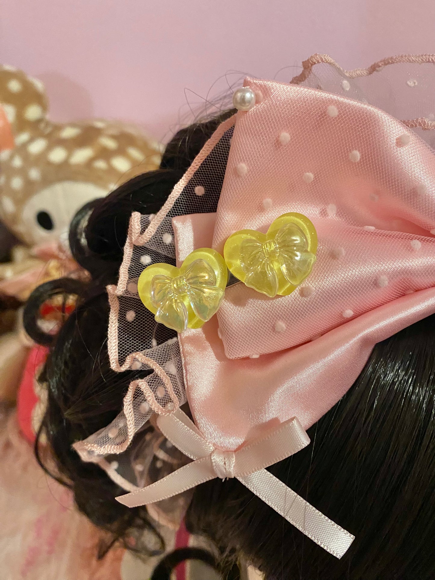 Heart Bow Clip I