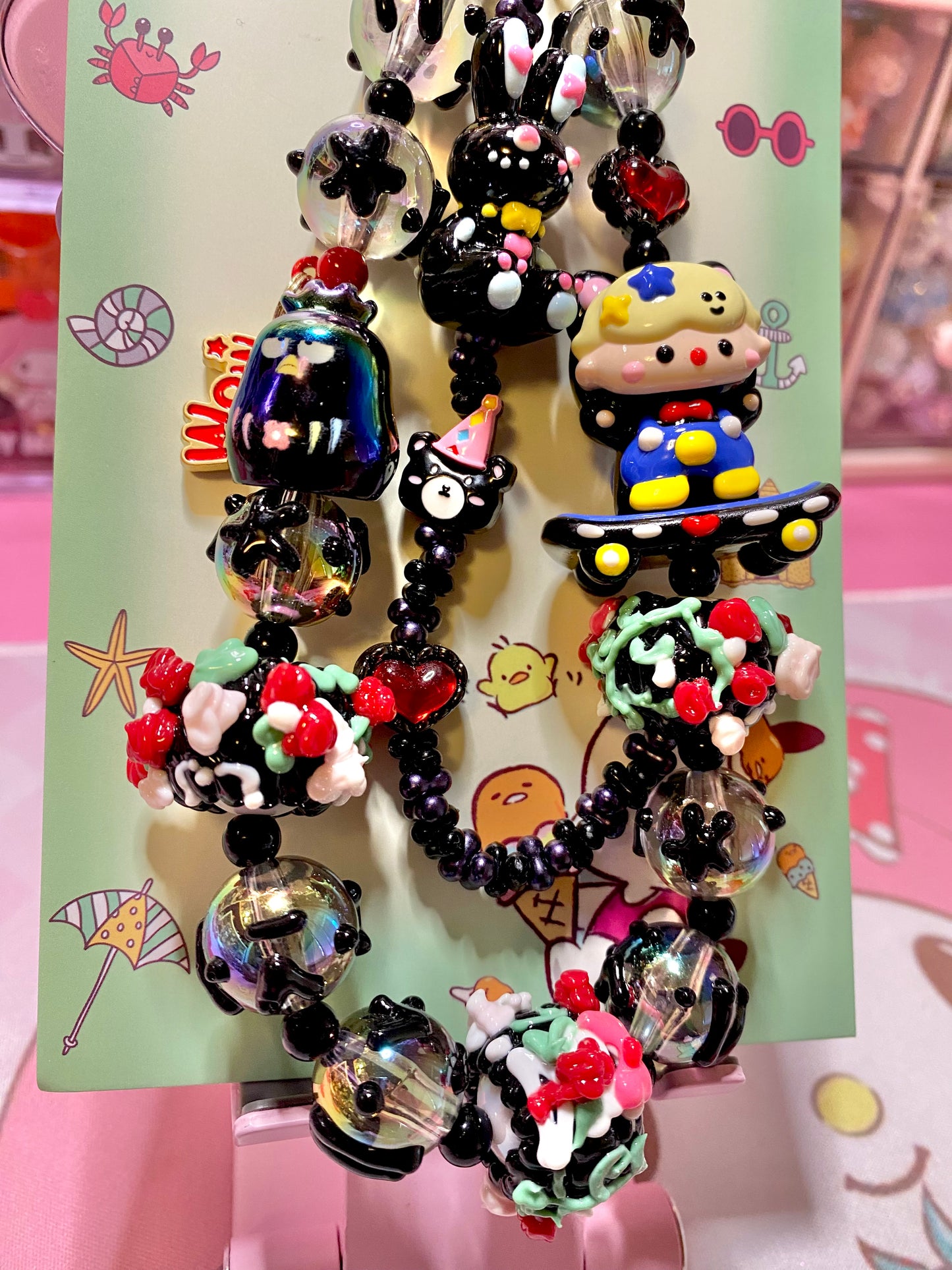 Skateboard Boy Keychain