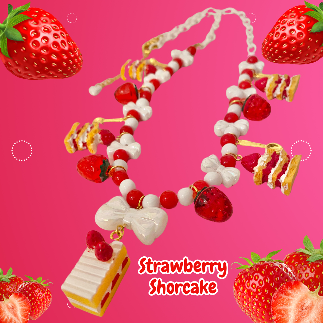 Strawberry Shortcake Necklace