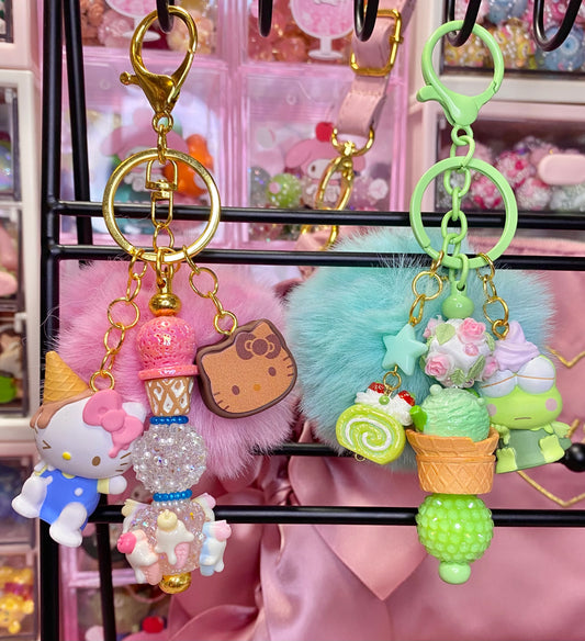 Ice Cream Friends Keychain