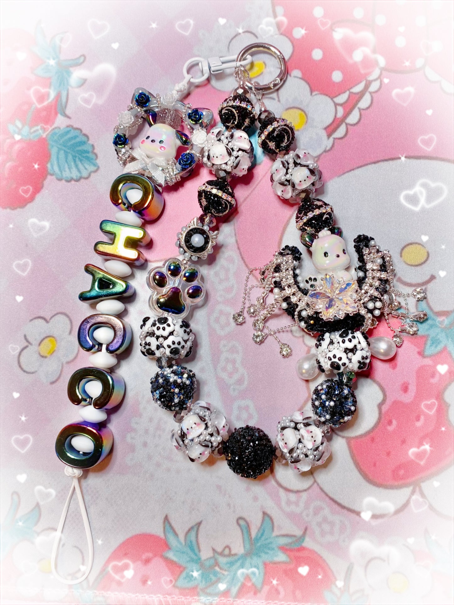 Sitting Puppy Keychain