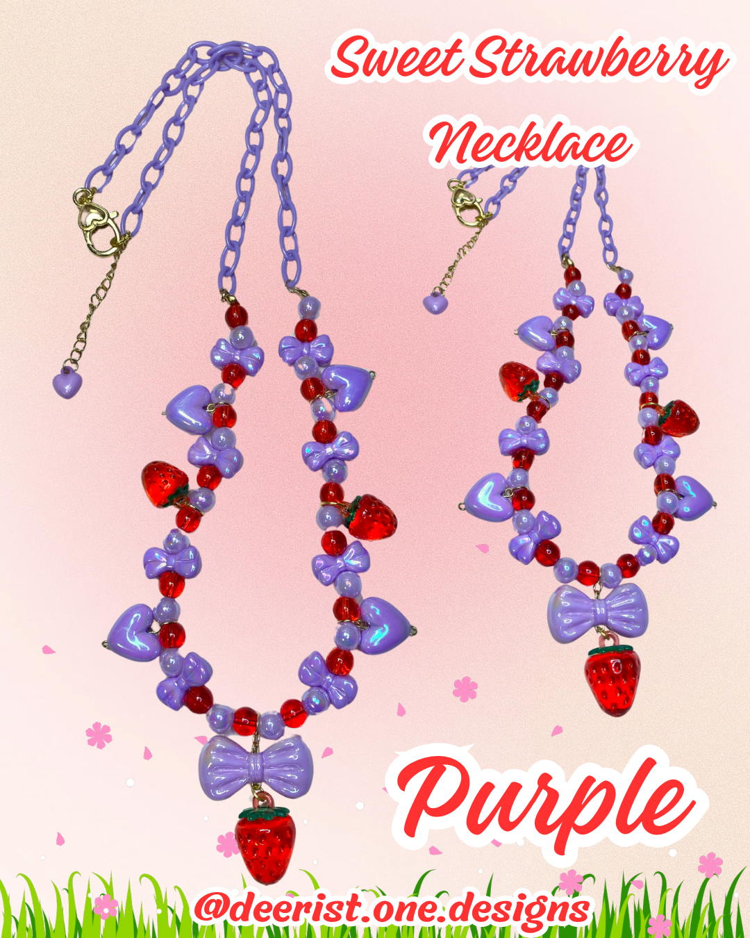 Sweet Strawberry Necklace