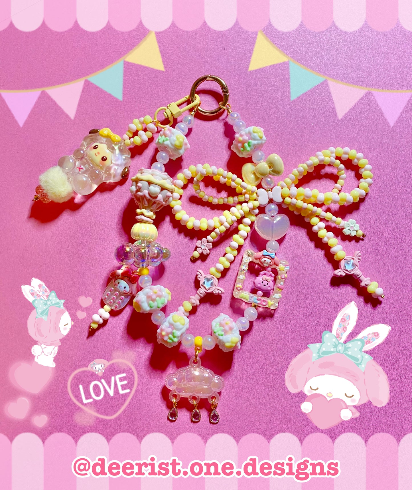 Sweet Lamb Keychain