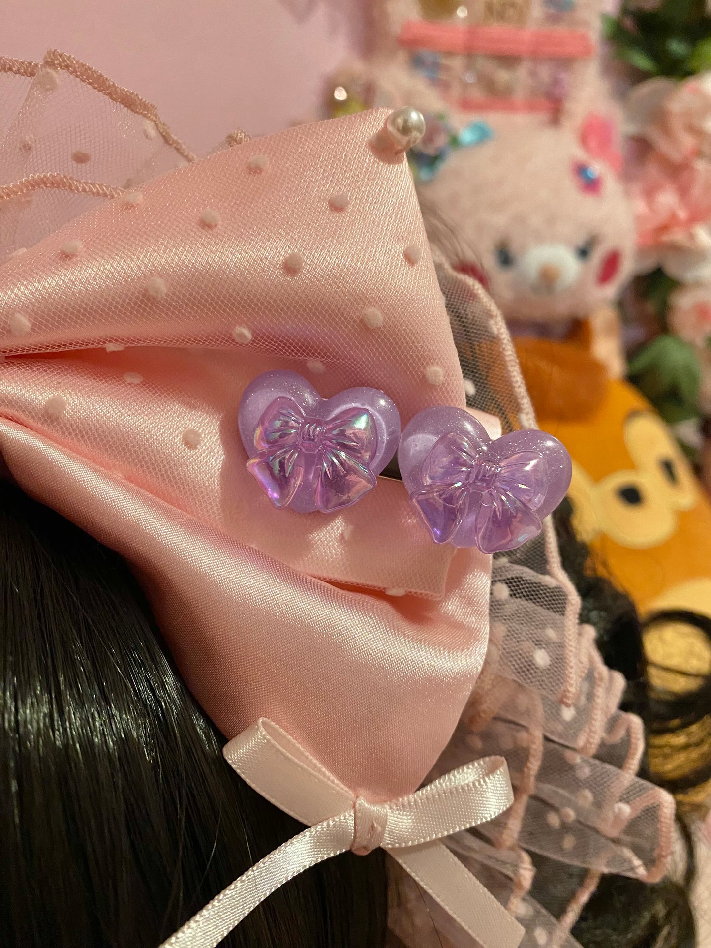 Heart Bow Clip I