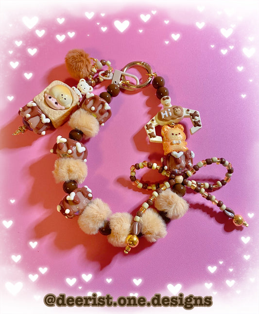 Bread Friends Keychain/Bagchain